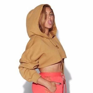 Nwt Adidas X Ivy Park Hooded Cropped 